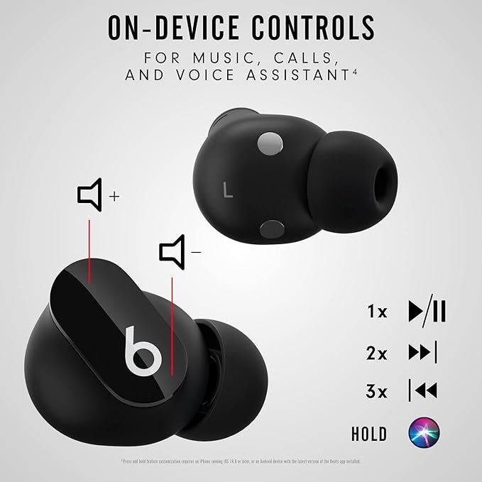 Beats Studio Buds with Apple 20W USB-C Power Adapter - Black