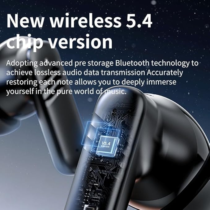 LX-30ANC+ENC Noise Reduction in Ear Touch Screen Multifunctional Bluetooth Earphones IPX4 Waterproof