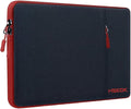 Hseok Laptop Sleeve 15.6 16 inch Case Compatible with MacBook Neo 16, MacBook Pro 16" M5/M4/M3/M2/M1, MacBook Air Pro 15", XPS 16, Most 15" 15.6" 16" Notebooks,Black&Red