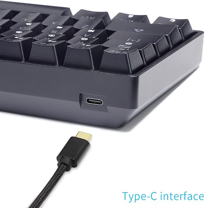 SKYLOONG GK61 SK61 60% Mechanical Keyboard 61 Keys Portable Small Full Keys Programmable Gaming Keyboard Red Switch Hot Swappable RGB Mechanical Keyboard for PC Mac Laptop