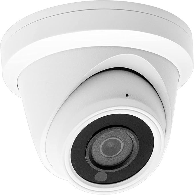 Marquis 4MP PoE IP Turret Camera SonyStarvis Sensor with Microphone, Audio, IP Security Camera Outdoor Night Vision 98ft Weatherproof IP67 Outdoor Compliant Wide Angle 2.8mm
