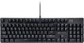 Merdia Mechanical Keyboard Gaming Keyboard | Red Switch, White Backlit Keyboard | 104 Keys US Layout | Wired Gaming Keyboard | Hot Swappable Mechanical Keyboard | PC Gaming Keyboards (Black)