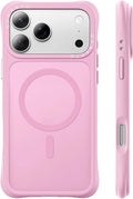 ORNARTO Magnetic for iPhone 17 Pro Max Case, 20FT Military-Grade Drop Protection, Compatible with MagSafe, Slim Shockproof Translucent Matte Phone Case for iPhone 17 Pro Max 6.9", Ballet Blush