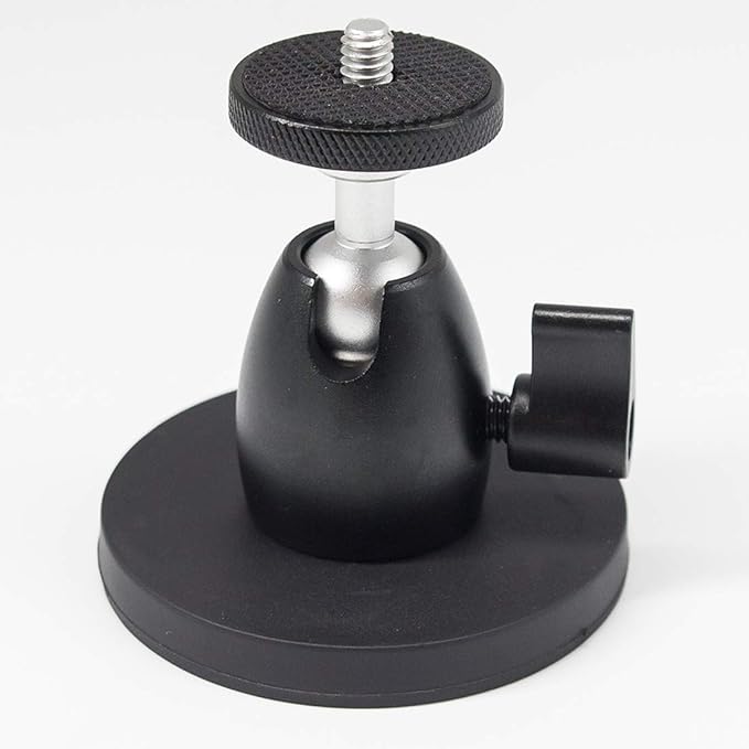 Magnetic Camera Mount with 360 Magnetic Stand, Attaches to Steel Surfaces for Action Camera, Car Mount, Light Stands & Tripods