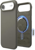 elago for iPhone Air Case, Premium Magnetic Silicone Case, Compatible with MagSafe, Liquid Silicone Material, Protective Cover, Shockproof, Slim Phone, 6.5 inch (Medium Grey)