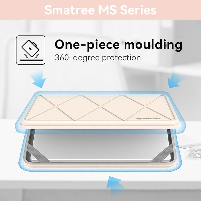 Smatree MS49T Hard EVA Protective Sleeve Case with Stand Compatible for 14 inch HP EliteBook 645/640 G10/G9, for HP mt645 G7/Elite mt645 G7/G8 Mobile Thin Client, for 14 inch EliteBook 840 G8, White