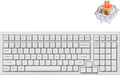 Keychron K4 Pro QMK/VIA Bluetooth Wireless Mechanical Keyboard, 96% Layout Custom Programmable Gaming Keyboard with White Backlit, Hot-Swappable K Pro Silent Red Switch for Mac Windows Linux - White