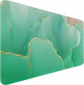 Large Mouse Pad 31.5 x 11.8 in, Gaming Mousepad with Stitched Edges, Premium Microfiber Cloth Surface, Waterproof Non-Slip Base Keyboard Desk Mat for Home Office Gaming, Marble Green