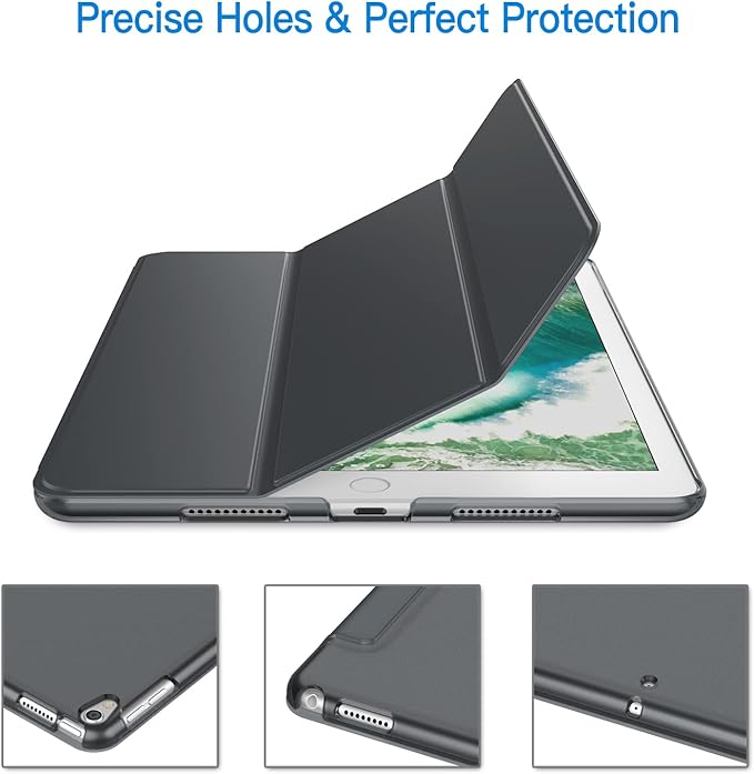 JETech Case for iPad Pro 10.5-Inch and iPad Air 3 (10.5-Inch 2019, 3rd Generation), Smart Cover Auto Wake/Sleep Cover (Space Gray)
