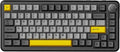FIRSTBLOOD ONLY GAME. AK820 Max Wired 75% Mechanical Keyboard, Magnetic Switch, Hot-Swappable Gasket-Mounted Gaming Keyboard, 81 PBT Keycaps, Multimedia Keys Knob, RGB Backlit, Black