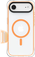 ORNARTO Air Case for iPhone Air Clear | Military-Grade Drop Protection | Camera Control Button | Compatible with MagSafe | Built-in Air Phone Cover - Orange