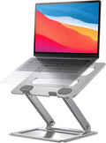 LORYERGO Adjustable Laptop Stand, Portable for 17.3inch Laptops, Holds Up to 17.6lbs, Ergonomic Posture & Heat Dissipation