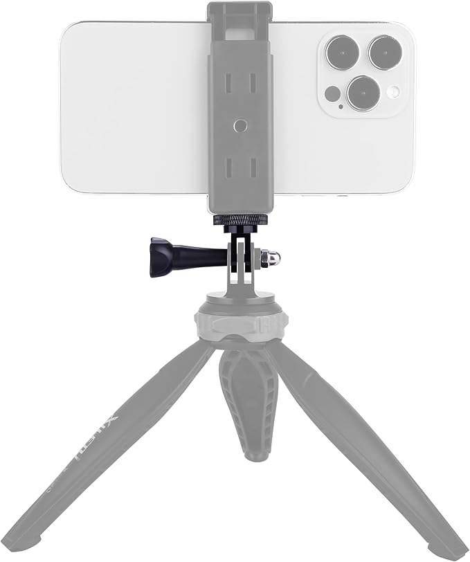 6 Pack Aluminum 1/4"-20 Camera Tripod Adapter, Compatible with GoPro and Insta360 Action Cameras, 1/4" Mount Adapter for Standard 1/4 Accessories
