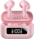 TOZO Hybrid Active Noise Cancelling Wireless Earbuds with 6 Mics AI Clear Call Ear Buds 68H Playtime with LED Display 32 Preset EQs via APP Bluetooth 5.3 IPX8 Waterproof in Ear Headphones