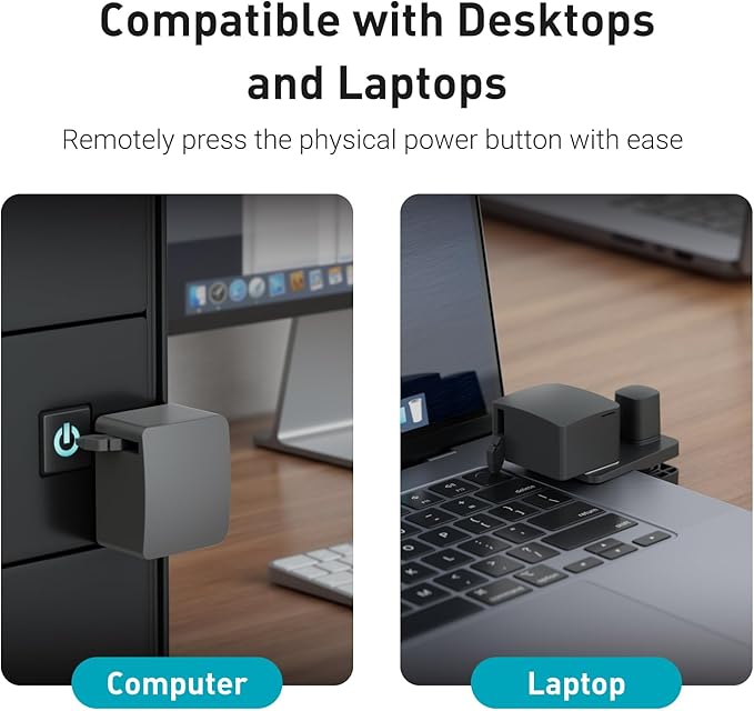 Fingerbot - Remote PC Power Control, Comet (GL-RM1) /Comet PoE (GL-RM1PE) Compatible, Simple Setup, Adapted KVM Switches