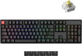 Keychron K10 QMK Bluetooth Wireless/Wired Mechanical Keyboard, Full-Size Layout Hot-Swappable Gaming Keyboard with Keychron Super Banana Switch, RGB Backlit, Aluminum Frame for Mac/Windows-Version 2