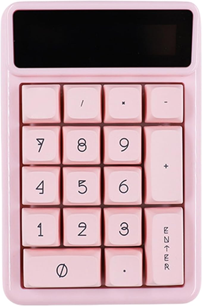 KM17 Mechanical Numeric Keypad 17Keys Numpad Keyboard Calculator Efficient Data Entry, Hot Swappable for Computers