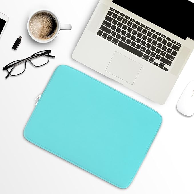 RAINYEAR 13 Inch Laptop Sleeve Compatible with 13.3" MacBook Air/Pro M1 M2 M3 M4 M5 A3449 A3240 A3113 A2681 A2338 Carrying Bag Protective Cover Soft Case (Blue, Upgraded Version)