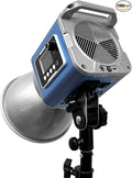 LED Spotlight Super Bright 200w2700 K6500K DMX/Custom Effects/Light Group Bowen Mount COB Light for Photography/Videography/YouTube/TikTok Content Creation Live Streaming (Blue)