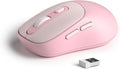 Camiysn V100 Wireless Mouse, Ultra-Light 2.4G USB Mouse with Adjustable DPI, Premium Rubber Scroll Wheel & Advanced Optical Sensor, Auto Sleep Mode for Energy Saving