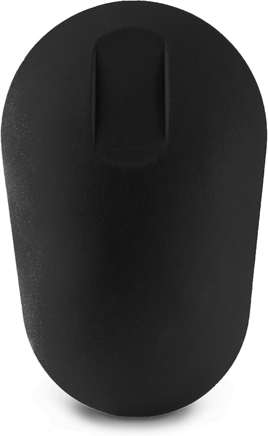 PUREKEYS Medical Mouse Touch Scroll Wireless Black for Hospital, Dentist, Cleanroom, Laboratory and Industrial. Easy to Clean Hygienic Flat and Flexible Silicone
