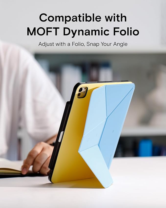 MOFT Snap Tablet Case for iPad Pro 11" (M5/M4) with Pencil Holder, Magic Keyboard Compatible, Slim Lightweight Magnetic Case, Connect to Versatile Snap Stands