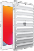 Case for iPad 9th/8th/7th Generation 10.2 inch 2021/2020/2019 Clear Shockproof Soft TPU Back Cover Silicone Bumper Anti-Yellowing Slim Lightweight Protective Shell for iPad 10.2 inch, Clear