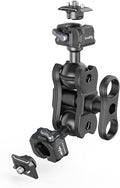 SmallRig Quick Release Ballhead Magic Arm 360° Rotation Articulating Magic Arm with 1/4" Screw, Drop-in HawkLock Camera Clamp for Field Monitor, Camera, Light, Max Load of 5kg, Aluminum Alloy - 3515C