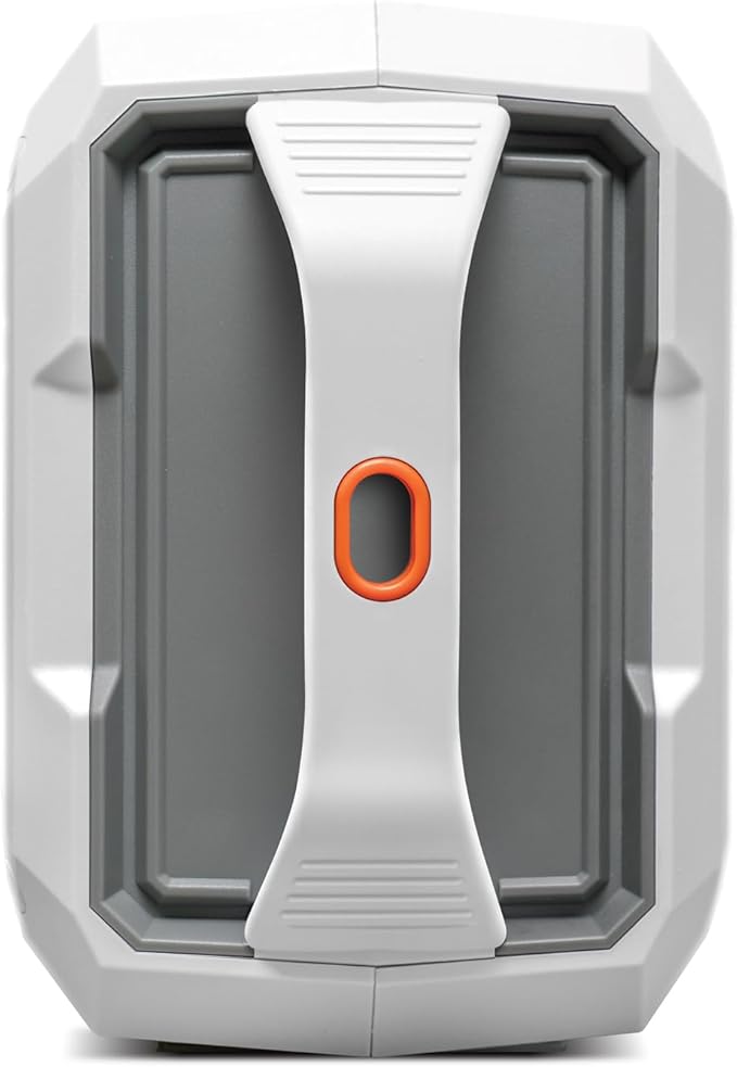 ECOXGEAR Defender: Outdoor Portable Bluetooth Speaker, 121dB Massive Sound, Waterproof and Drop Proof, with LED Party Lights, Pair up to 100, 25+ Hours Playtime (Whitewater)