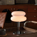 Glivpny Mushroom Lamp Table Lamp for Night Stands,Mid Century Modern Desk Lamps for Bedroom, Vintage Dimmable Bedside Small Cute Lamps, Cool Aesthetic House Warming Gifts New Home Decor (Pink)