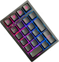BOYI TD21 Hot Swap Numpad,21 Keys Mini Numpad Portable Keypad Bluetooth5.0/2.4G/Wired Number Pad Keyboard PBT Keycaps RGB Backlit Type-C Mini Keyboard (Cool Black Cherry Keycaps)