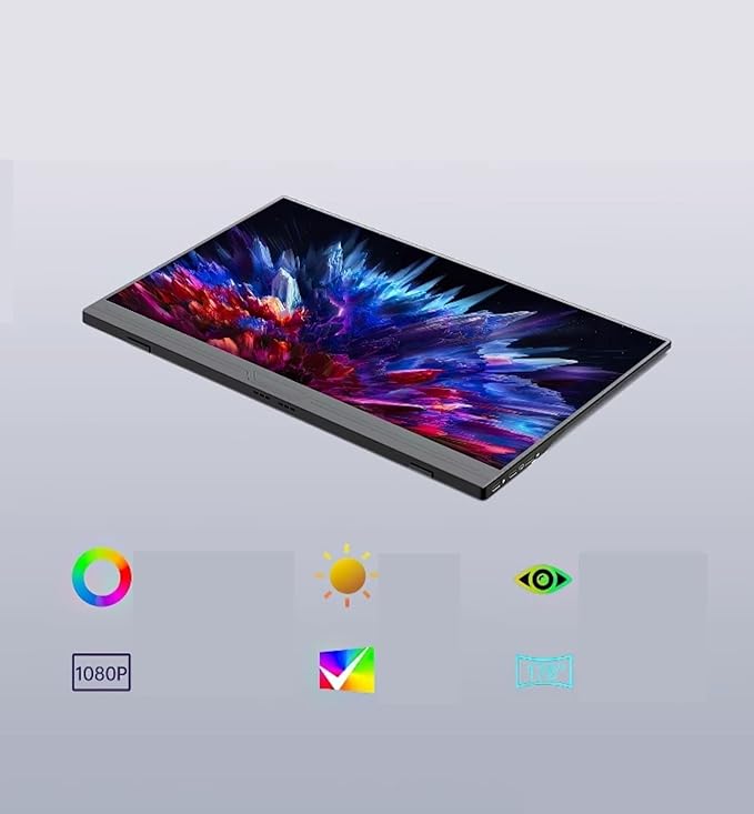 Portable Monitors 13.3-inch Portable 4K Display Mobile Phone External Laptop Secondary Screen