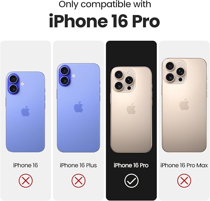 FireNova Designed for iPhone 16 Pro Case, Silicone Upgraded [Camera Protection] Phone Case, Soft Anti-Scratch Microfiber Lining Inside, 2024, Khaki