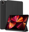 Case for iPad Pro 12.9 Inch 6th/5th/4th/3rd Generation 2022/2021/2020/2018, Slim, Lightweight & Durable Trifold Stand Protective Cover, Support Auto Wake/Sleep, Black