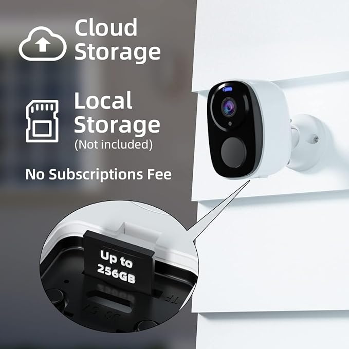 4Pack Security Cameras Wireless Outdoor 2.4G&5G WIFI, 2K Battery Powered Indoor Camera for Home Security with Spotlight & Siren Alarm, 2-Way Audio, Color Night Vision, AI Detection,Works w/Alexa