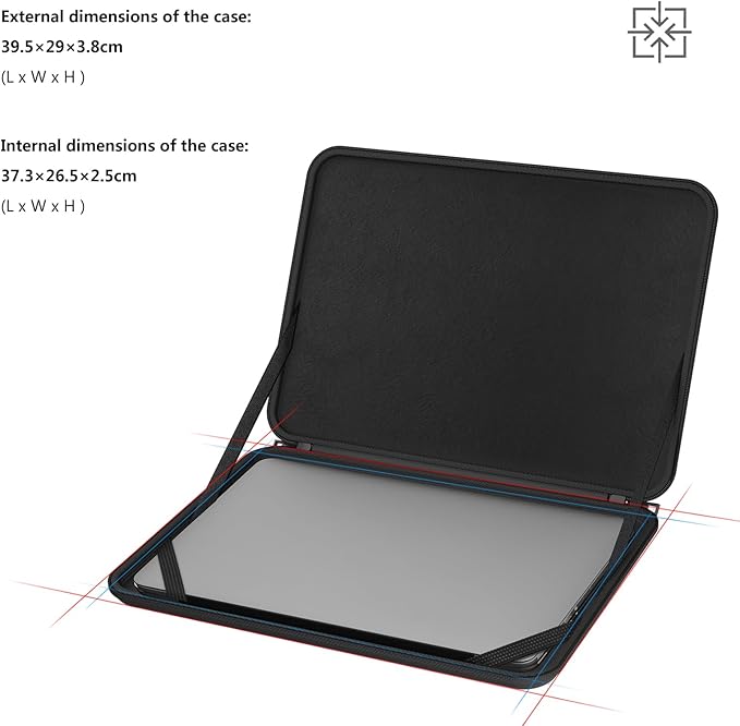 Smatree Hard Shell Laptop Case for 16 inch DELL 16 Plus/Pro 16 PC16250/Pro 16 Plus PB16250,for 16 inch Latitude 7640/7650,for 16inch Vostro 5620/7620,Vostro 16,for 16inch Inspiron 16/16 2-in-1/16Plus