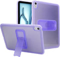 Slim Case for iPad (A16) 11th Generation 11 Inch 2025 / iPad 10th Generation 10.9 Inch 2022, Built-in Kickstand Non-Slip Shockproof Rugged Protective for iPad 11th 10th Gen, Purple