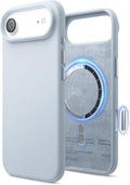 elago for iPhone Air Case, Premium Magnetic Silicone Case, Compatible with MagSafe, Liquid Silicone Material, Protective Cover, Shockproof, Slim Phone, 6.5 inch (Light Blue)