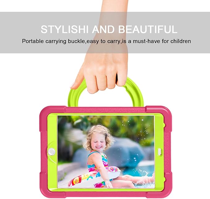 AKABEILA Compatible with Samsung Galaxy Tab A9 Plus X216B(2023) Tablet Case, Kids Friendly Universal Lightweight Shockproof Protective Case with Shoulder Strap & Stand Handle Yellow