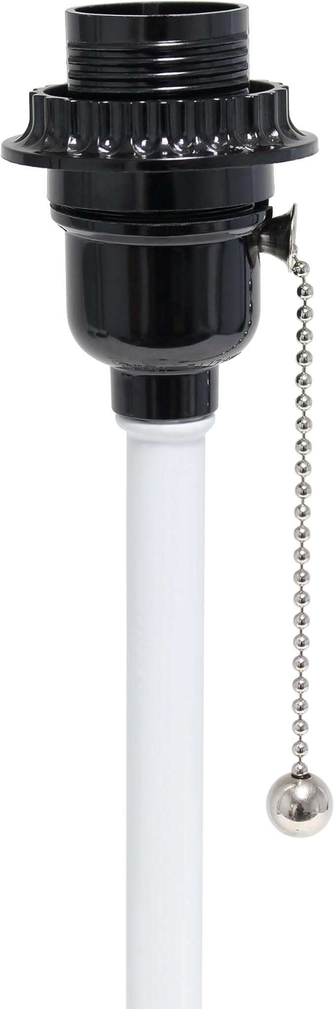 Simple Designs LT1144-AOW Sleek and Slender White Table Lamp with Charging Outlet, for Bedroom, Living Room, Entryway, Office, Dining Room, Study, Aqua Shade
