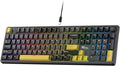 RK ROYAL KLUDGE X104 Full Size Mechanical Keyboard, Wired Creamy Gaming Keyboard with Number Pad and Knob,104 Keys Computer Keyboard Silent Switch,RGB Backlit,Online Software for Wins/Mac