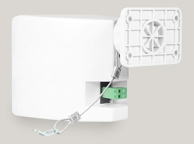 Rockville Pair Cube White 3.5" 30W RMS Home Theater Wall Speakers, 8 Ohm, 360-Degree Swivel Brackets, 2-Way Audio, Compact Design, for Home Theater and Surround Sound