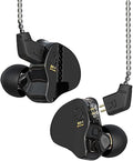 Kinboofi CCZ Melody in Ear Monitors, Dynamic Hybrid Dual Driver in Ear Headphones 1BA+1DD HiFi Wired Headphones Musicians IEM Upgrade Deep Bass Suitable for Audiophile Musician(No MIC, Black)…