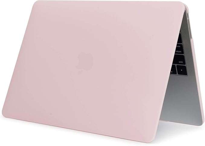 Se7enline Compatible with MacBook Pro 2024/2023/2022/2021/2020 Case 13 inch Hard Shell Cover for Mac Pro 13-inch M1/M2 A2338/A2251/A2289 with Touch Bar Touch IDd&Keyboard Protective Skin,Rose Quartz