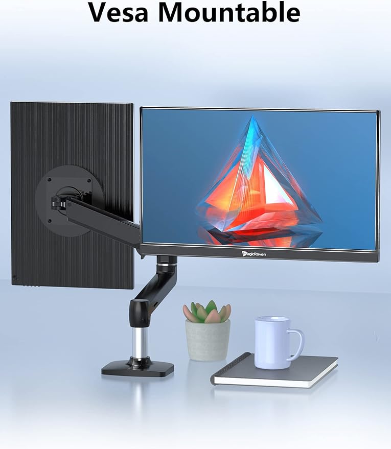 MAGICRAVEN 4K Portable Monitor, 16" 3840x2400 IPS Laptop Screen, 1500:1, 400 Nits Screen USB C HDMI Computer Gaming Display with Speakers & Smart Cover, Travel Monitor for PC Phone PS5/4 Xbox Switch