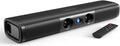 Saiyin Sound Bar with Enhanced Bass–Dual Larger Woofer & Dual Bass Ports, Sound Bar for Smart TV with 90W Peak Power, 17.1-inch Soundbar with Bluetooth5.3/TV-ARC/Optical/AUX Input