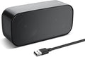 Computer Speaker for Desktop, Wired PC Speaker, Portable USB Speaker for Laptop, Plug and Play, Sound-bar for Office, Home and Gaming (Black-M)