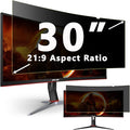 30 Inch Privacy Screen Filter for 21:9 Curved Ultrawide Gaming Monitor | Privacy Shield | Anti Glare | Anti-Blue Light | Eye Protection | Anti Spy | Computer Security Private Filter Protector