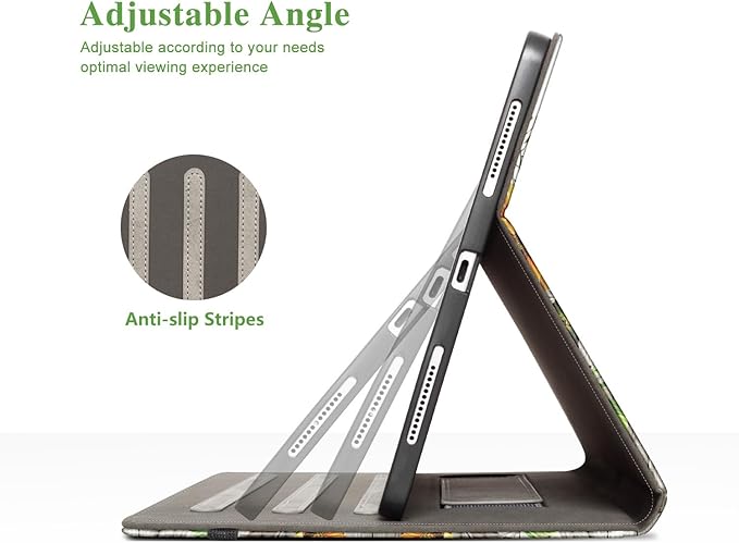 Vimorco for iPad Pro 13 Inch Case M5/M4 2025/2024, Sunflower for iPad Pro 13 Case, Pencil Holder/Hand Strap/Pocket/Screen Protection Band, for iPad 13 Pro Cover, Auto Sleep/Wake, Funny Donkey