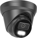 Anpviz 4K PoE IP Camera Outdoor, 8MP Wired Turret Security Camera, Human Vehicle Detection, 2.8mm Lens, Smart Color Night Vision, Full Metal, Built-in Mic, IP67 Waterproof, Black, IPC-D3083BD-S-N